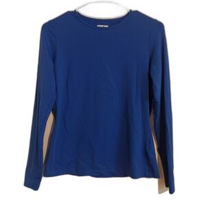 Lands' End Blue Women's SunShade UPF 50 Long-Sleeve, XS 2-4